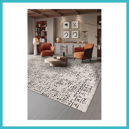 DEFNE STORE YoudayHomeCollection LUXİA Model Oturma Odası Halısı · EBAT: 80X80 DFNBEZ