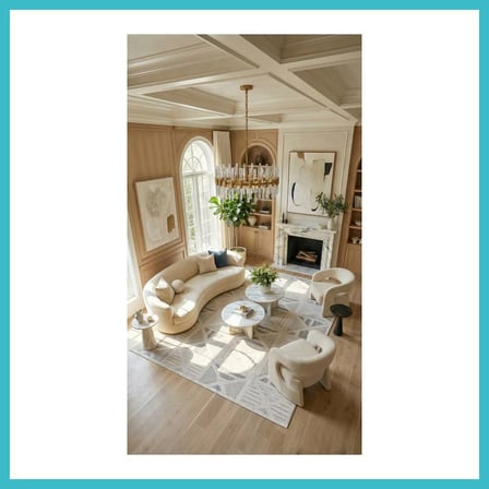 DEFNE STORE YoudayHomeCollection MASAL Model Oturma Odası Halısı · EBAT: 80X80 DFNBEZ