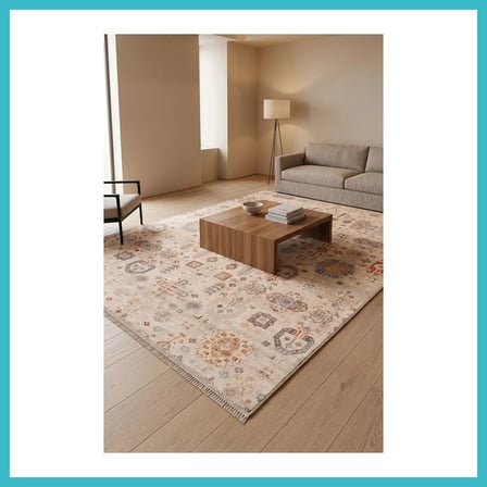 DEFNE STORE YoudayHomeCollection PARMA Model Oturma Odası Halısı · EBAT: 80X80 DFNBEZ