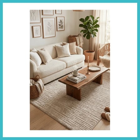 DEFNE STORE YoudayHomeCollection MODA Model Oturma Odası Halısı · EBAT: 80X100 DFNBEZ