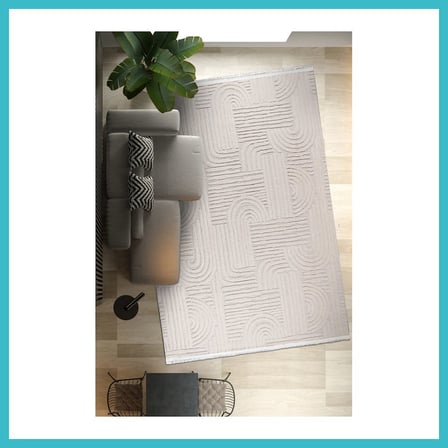 DEFNE STORE YoudayHomeCollection TİGANA Model Oturma Odası Halısı · EBAT: 100X100 DFNBEZ