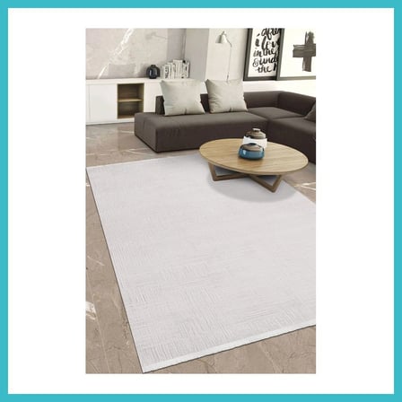 DEFNE STORE YoudayHomeCollection VİANORA Model Oturma Odası Halısı · EBAT: 160X160 DFNBEZ