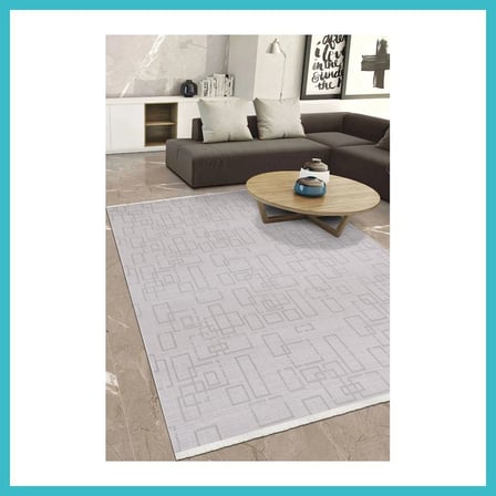 DEFNE STORE YoudayHomeCollection VİANORA Model Oturma Odası Halısı · EBAT: 80X100 DFNBEZ