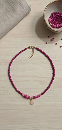 ESU BOHEM PEMBE KOLYE