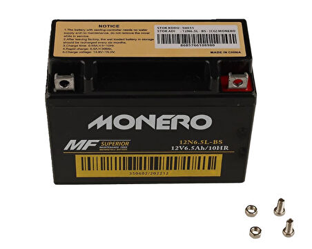 Monero  Agk Uag Ut Mg Cg Uyumlu Swan/Monero Akü 12v 6.5a