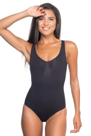 Siyah Kalın Askılı Body Korse