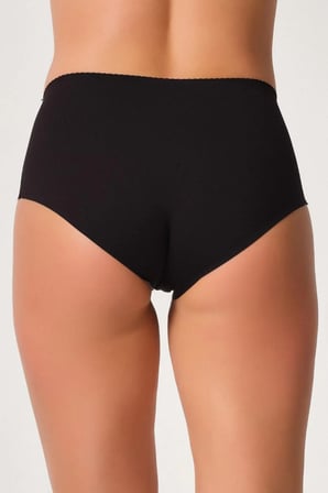 Arias Closet Siyah MI Emay  Lazer Kesim Toparlayıcı Mama Slip Korse