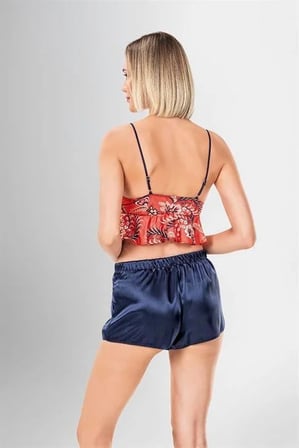 Arias Closet 'lü Şort Takımı Desenli