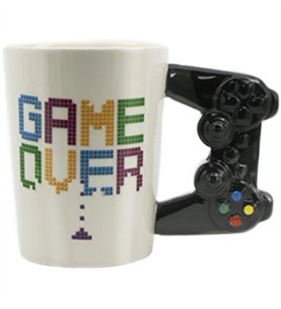 Game Over Kupa Bardak Game Over Joystick Mug