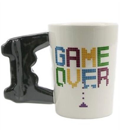 Game Over Kupa Bardak Game Over Joystick Mug