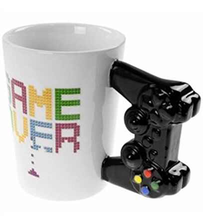 Game Over Kupa Bardak Game Over Joystick Mug