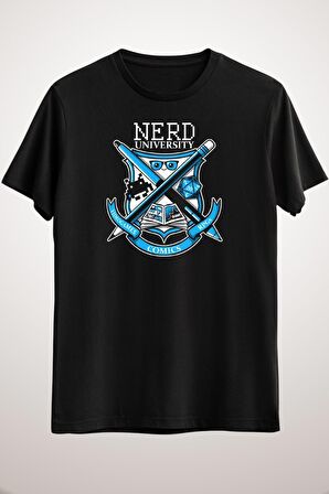 Erkek Siyah Nerd University