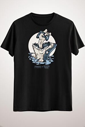 Erkek Siyah Stabbıes X Crushıng Tokyo Shark