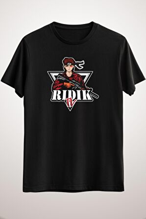 Erkek Siyah Ridiktv Logo