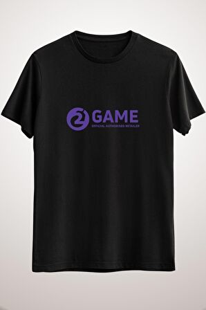 Erkek Siyah 2game Logo In Purple