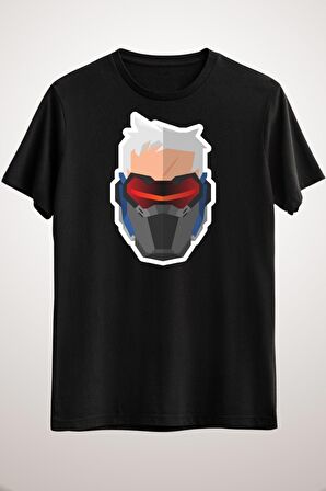 Erkek Siyah Cyborg Soldier 76 Of The Future