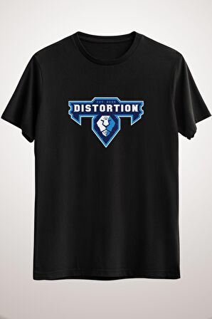 Erkek Siyah Dıstortion Logo