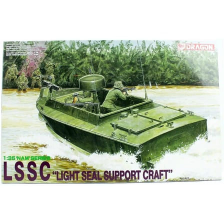 Dragon 3301, 1/35 LSSC (Hafif SEAL Destek Teknesi) ve 6 Figür Maketi