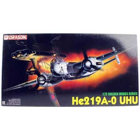 Dragon 5005, 1/72 He219A-0 Uhu ( Golden Wing Serisi) Plastik Maketi