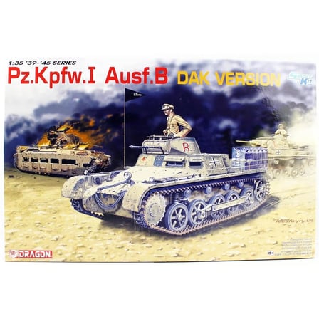 Dragon 6207, 1/35 Pz.Kpfw. I Ausf.B Tankı DAK Versiyonu Maketi