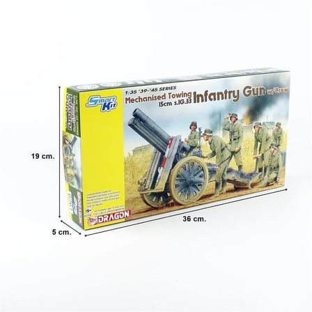 Dragon 6261, 1/35 15cm s.IG.33 Mekanize Piyade Topu ve Mürettebatı Maketi