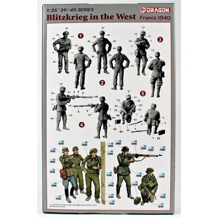 Dragon 6347 Figür Modeli Fransa 1940 Yıldırım Savaşı 1/35 Ölçek Plastik Maket
