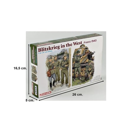 Dragon 6347 Figür Modeli Fransa 1940 Yıldırım Savaşı 1/35 Ölçek Plastik Maket