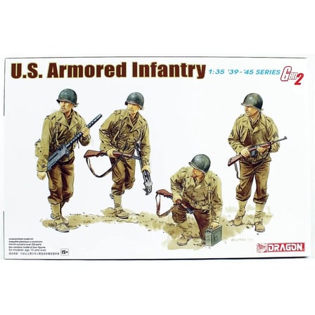 Dragon 6366, 1/35 U.S. Zırhlı Piyade Figürleri Gen2 Maketi