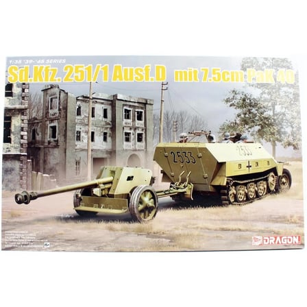 Dragon 6664, 1/35 Sd.Kfz.251/1 Ausf.D (2 in 1) Plastik Maketi