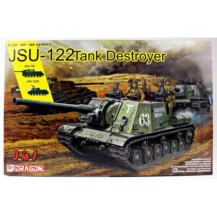 Dragon 6787, 1/35 JSU-122 VS Panzerjager Rus Tank Avcısı Plastik Maketi
