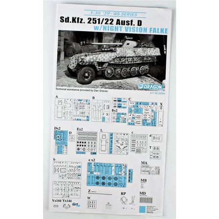 Dragon 6994, 1/35 Sd.Kfz.251/22 Alman PAK 40 Toplu Plastik Maketi