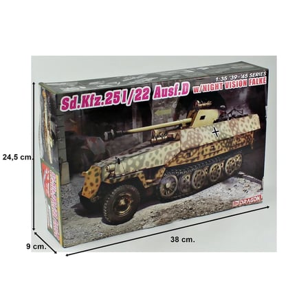 Dragon 6994, 1/35 Sd.Kfz.251/22 Alman PAK 40 Toplu Plastik Maketi