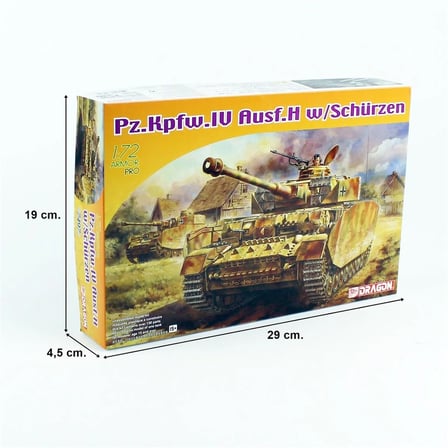 Dragon 7497, 1/72 Pz.Kpfw. IV Ausf. H Plastik Maketi