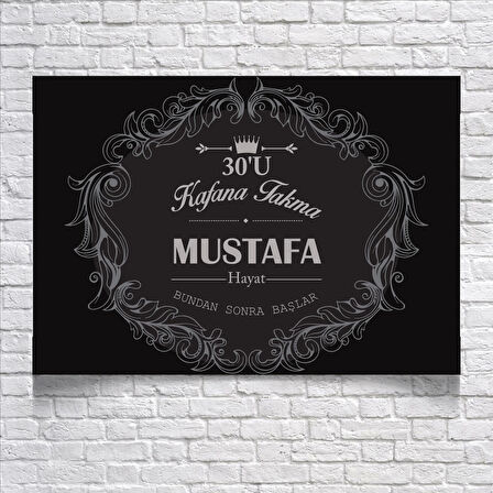 30 Yaş Temalı Doğum Günü Afişi 35X50 cm