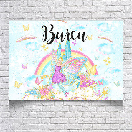 Peri Temalı Doğum Günü Afişi 50 x 70