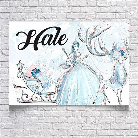 Karlar Kraliçesi Temalı Doğum Günü Afişi 50 x 70