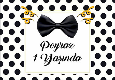 Papyon Temalı Doğum Günü Afişi 70X100 cm