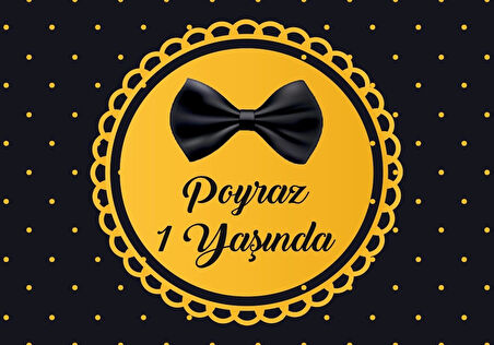 Papyon Temalı Doğum Günü Afişi 70X100 cm