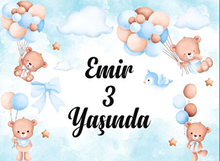 Tebeşir Tenalı Doğum Günü Afişi 50X70 cm