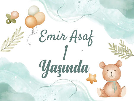 Safafi Temalı Doğum Günü Afişi 70X100 cm