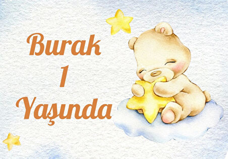 Dinozor Temalı Doğum Günü Afişi 70X100 cm