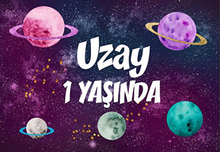 Retro Doğum Günü Afişi 35X50 cm