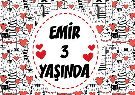 Gökkuşağı Temalı Doğum Günü Afişi 70X100 cm