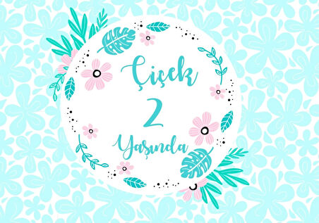 Çiftlik Temalı Doğum Günü Afişi 100X150 cm