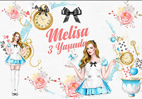 Uzay Temalı Doğum Günü Afişi 70X100 cm