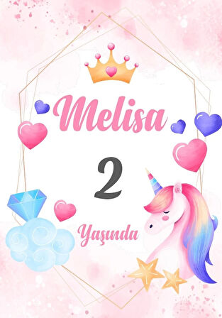 Deniz Temalı Doğum Günü Afişi 70X100 cm