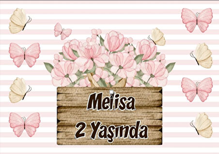 Çimen Temalı Doğum Günü Afişi 70X100 cm