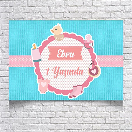 BEBEK TEMALI DOĞUM GÜNÜ AFİŞİ 35X50 cm