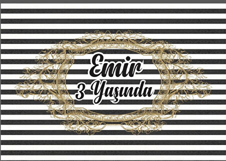 Küçük Unicorn Temalı Doğum Günü Afişi 35X50 cm