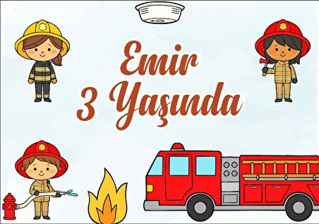 Çiçekler Temalı Doğum Günü Afişi 50X70 cm